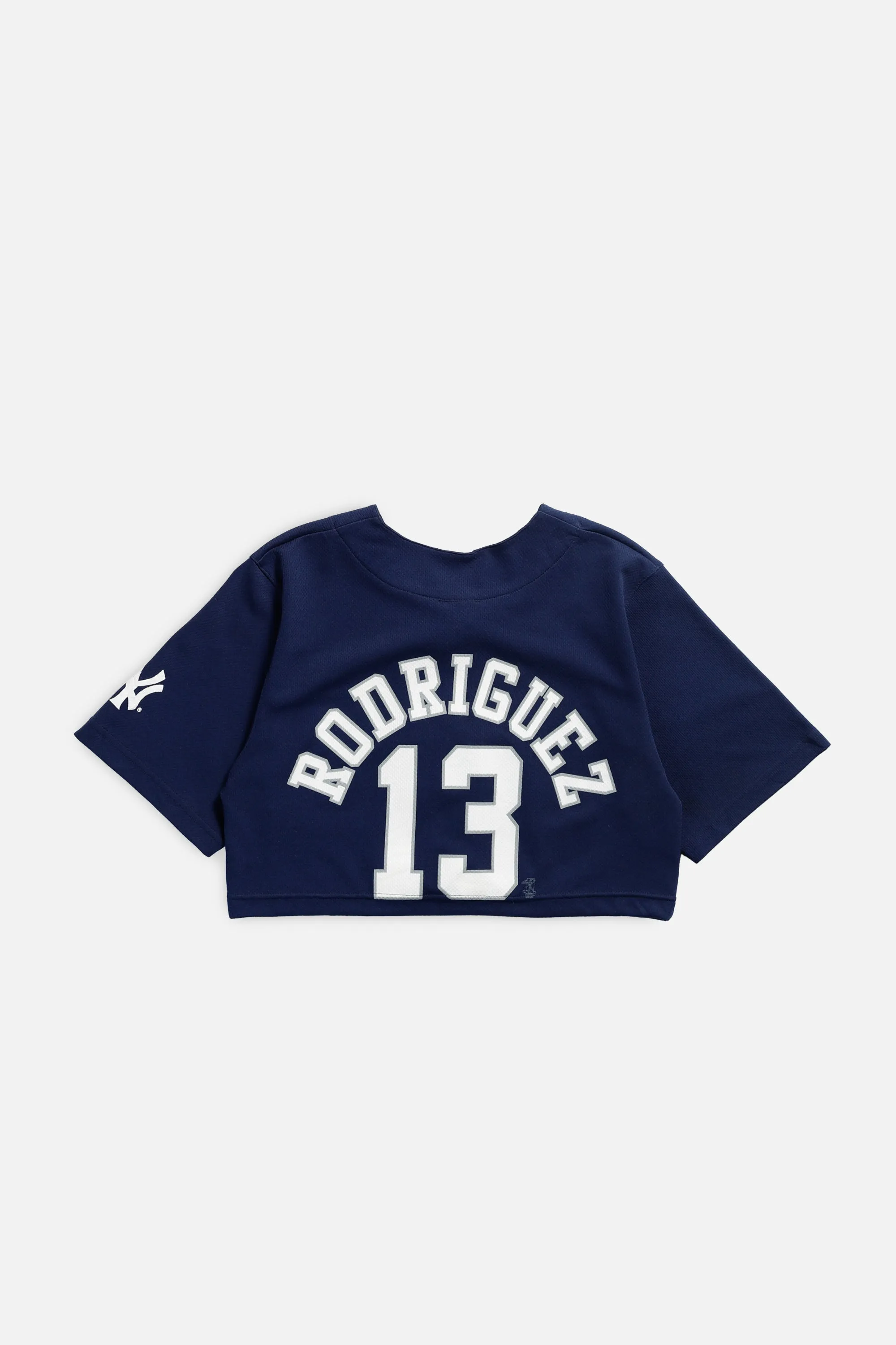 Rework New York Yankees MLB Crop Jersey - XS Frankie