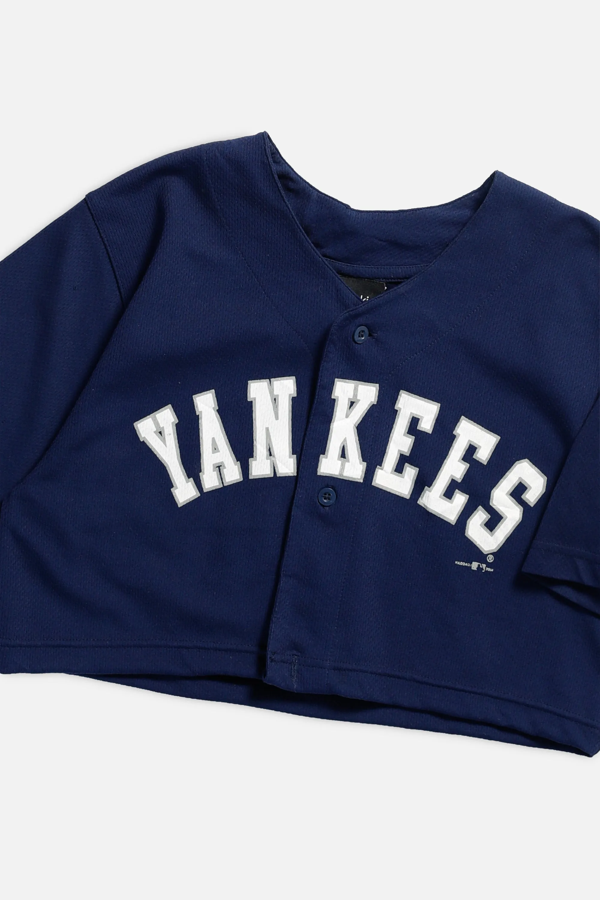 Rework New York Yankees MLB Crop Jersey - XS Frankie