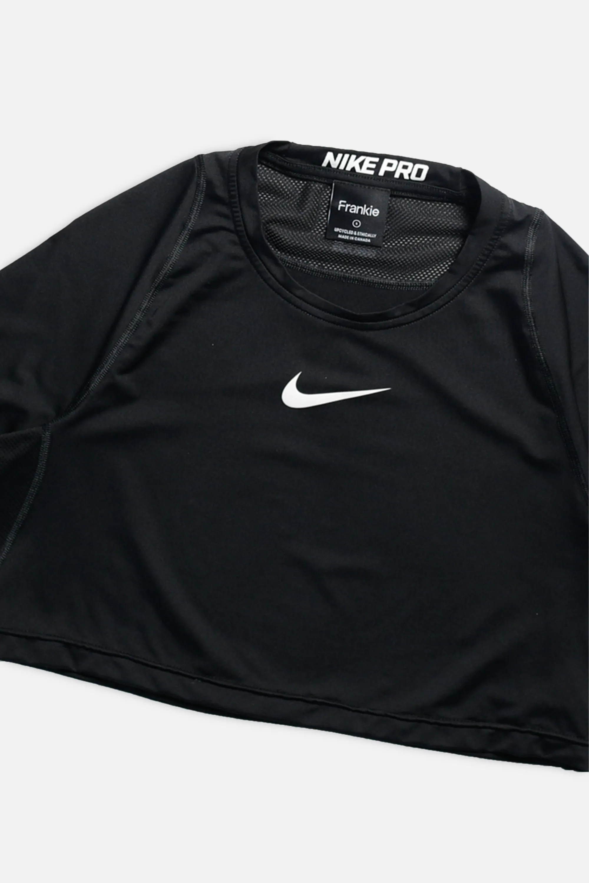 Rework Nike Crop Athletic Tee - S Frankie