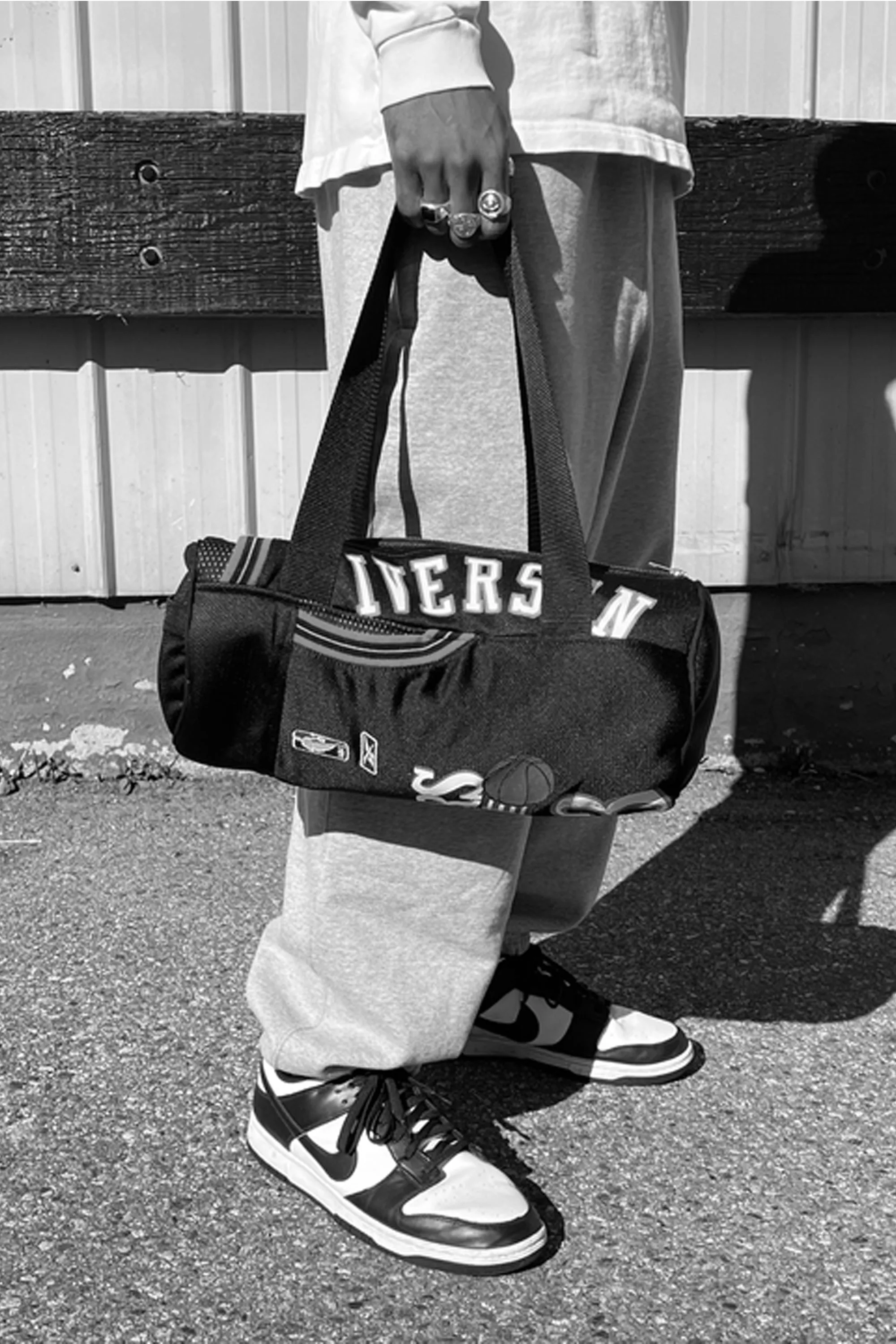 Rework Rockets NBA Duffle Bag Frankie