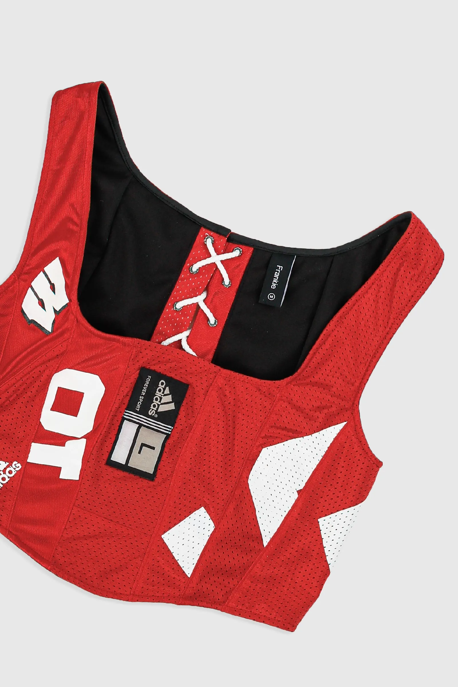 Rework Wisconsin Football Corset - M Frankie