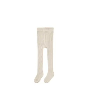 Ribbed Tights || Stone