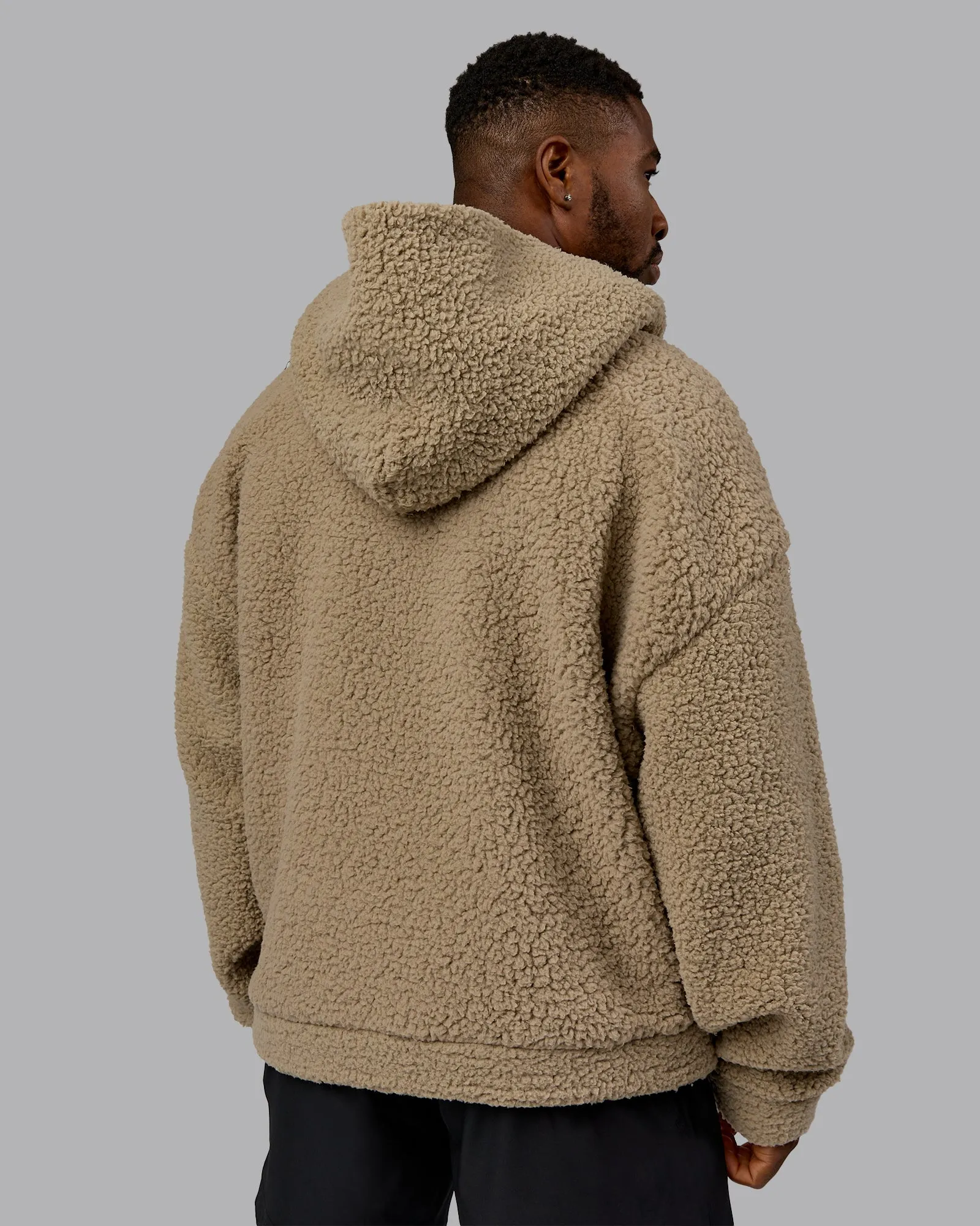 Sherpa Oversized Jacket - Greige