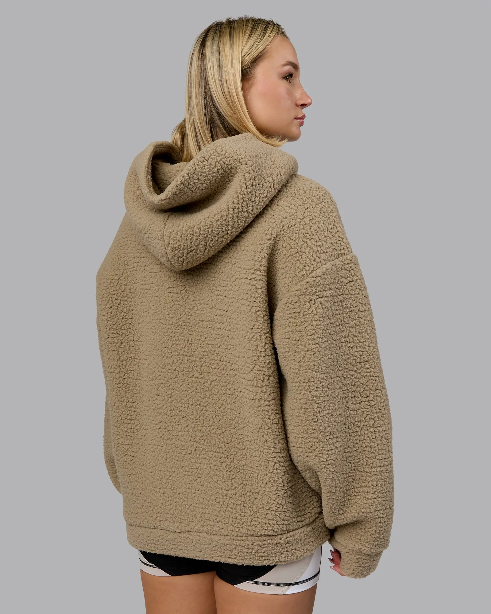 Sherpa Oversized Jacket - Greige