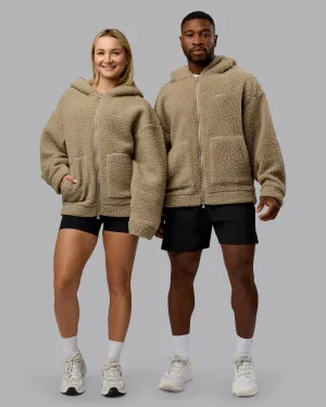 Sherpa Oversized Jacket - Greige