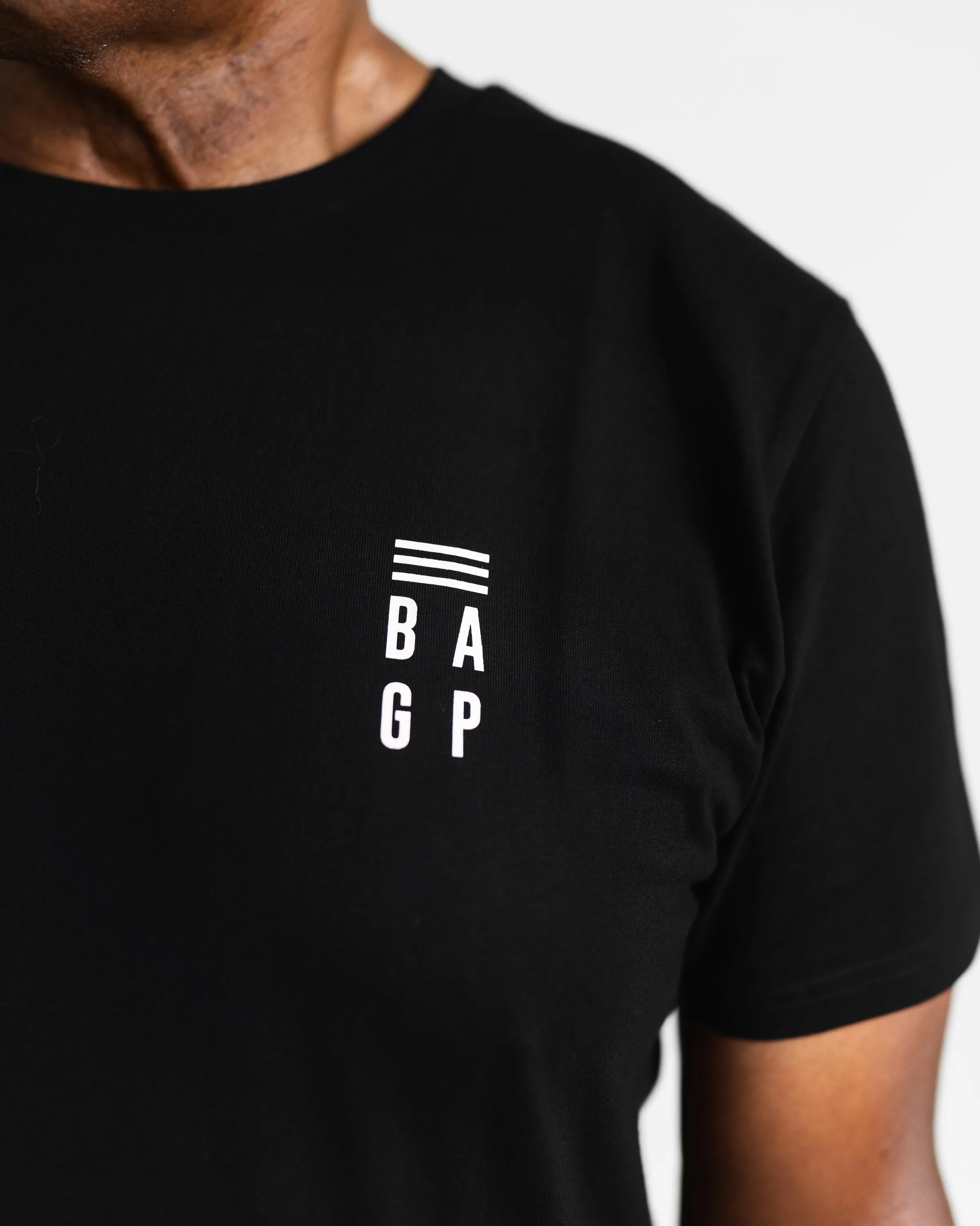 Signature Heavyweight Scallop T-Shirt - Black