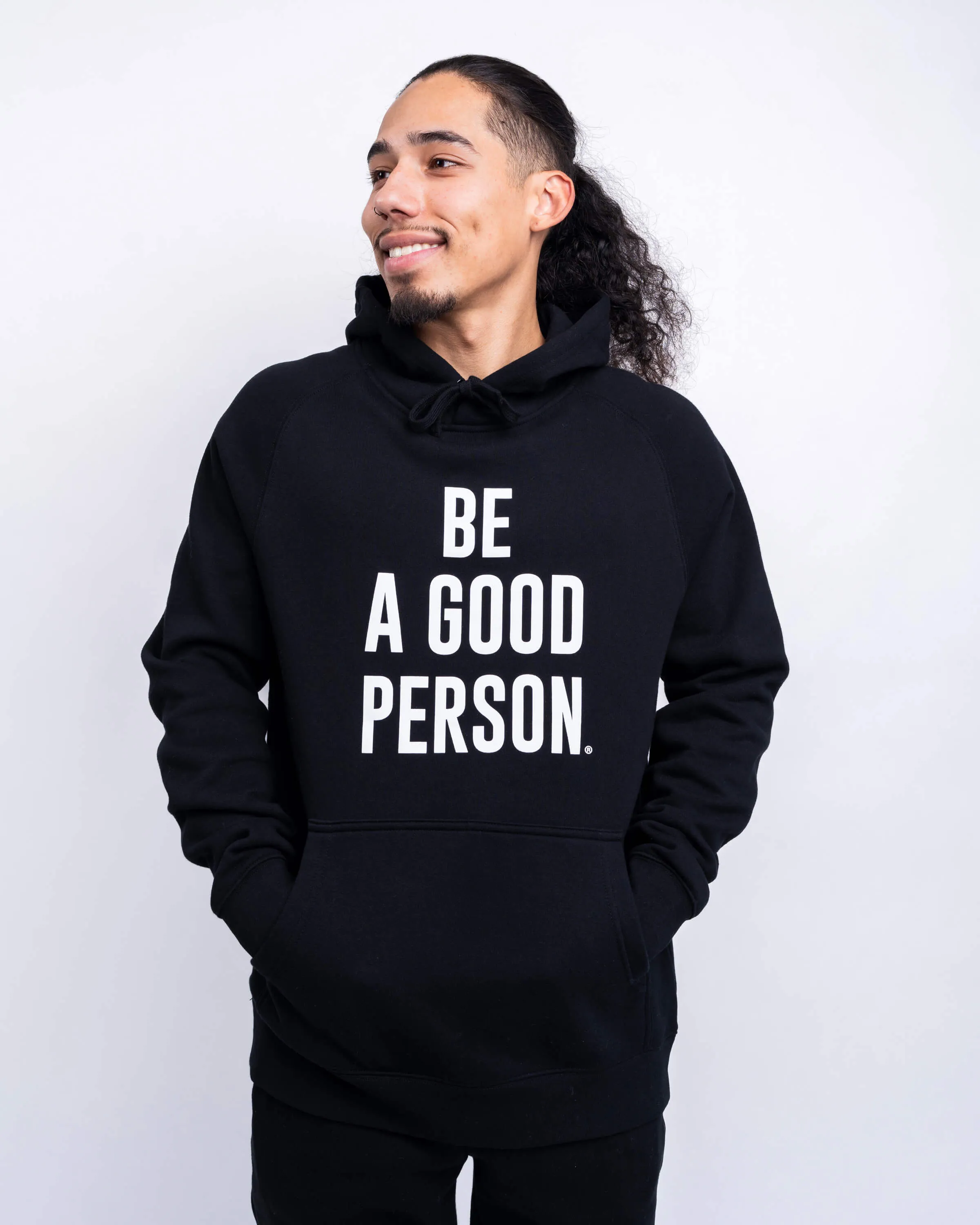 Signature Lightweight Hoodie - Black