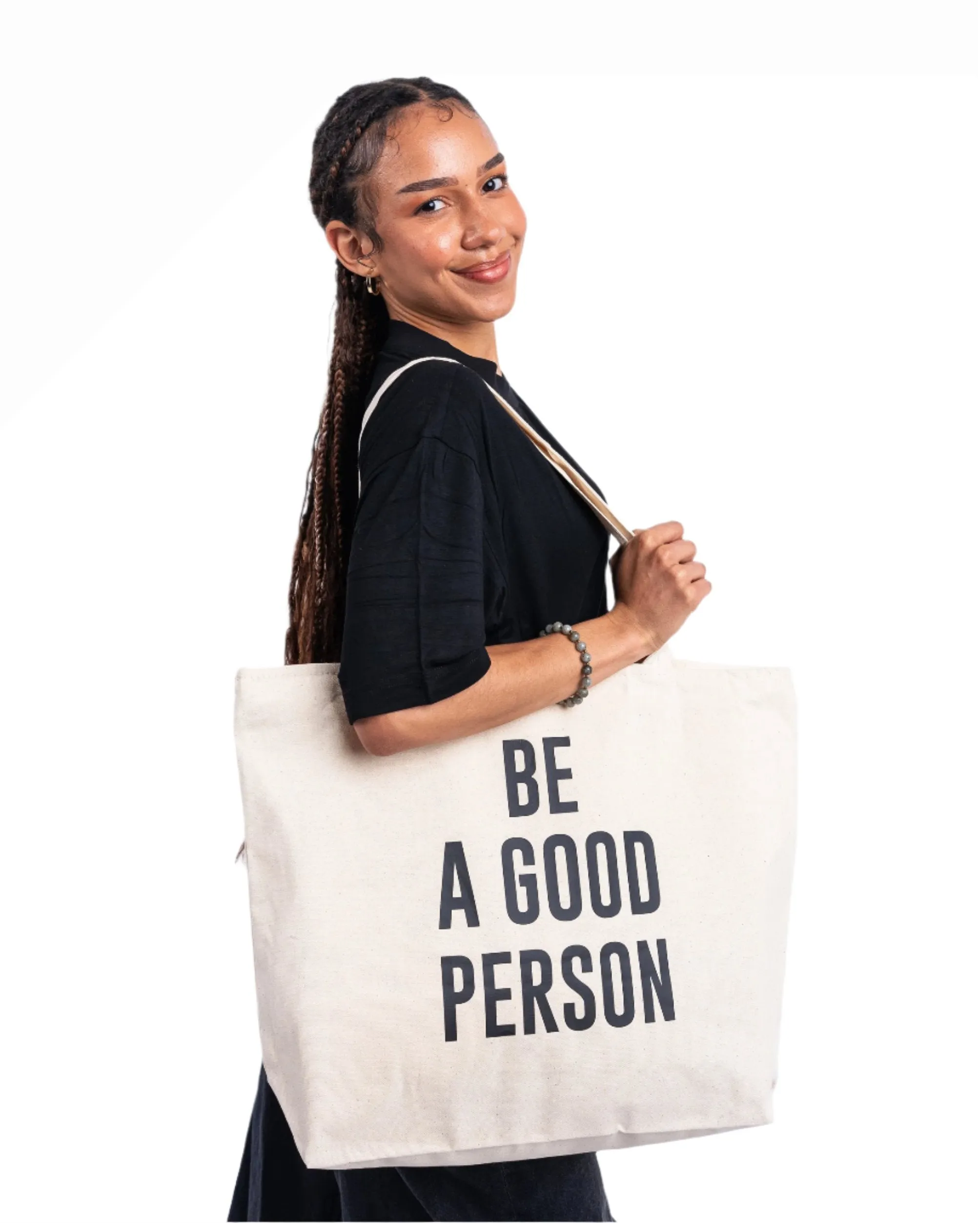 Signature Tote Bag - Cream