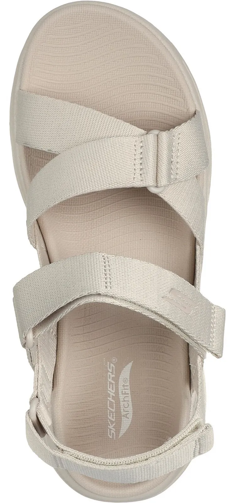 Skechers 140808 Go Walk Arch Fit Attract Womens Touch-Fastening Sandal