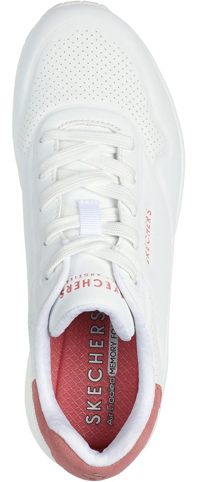 Skechers 177092 Uno Pop Back Womens Lace Up Trainer