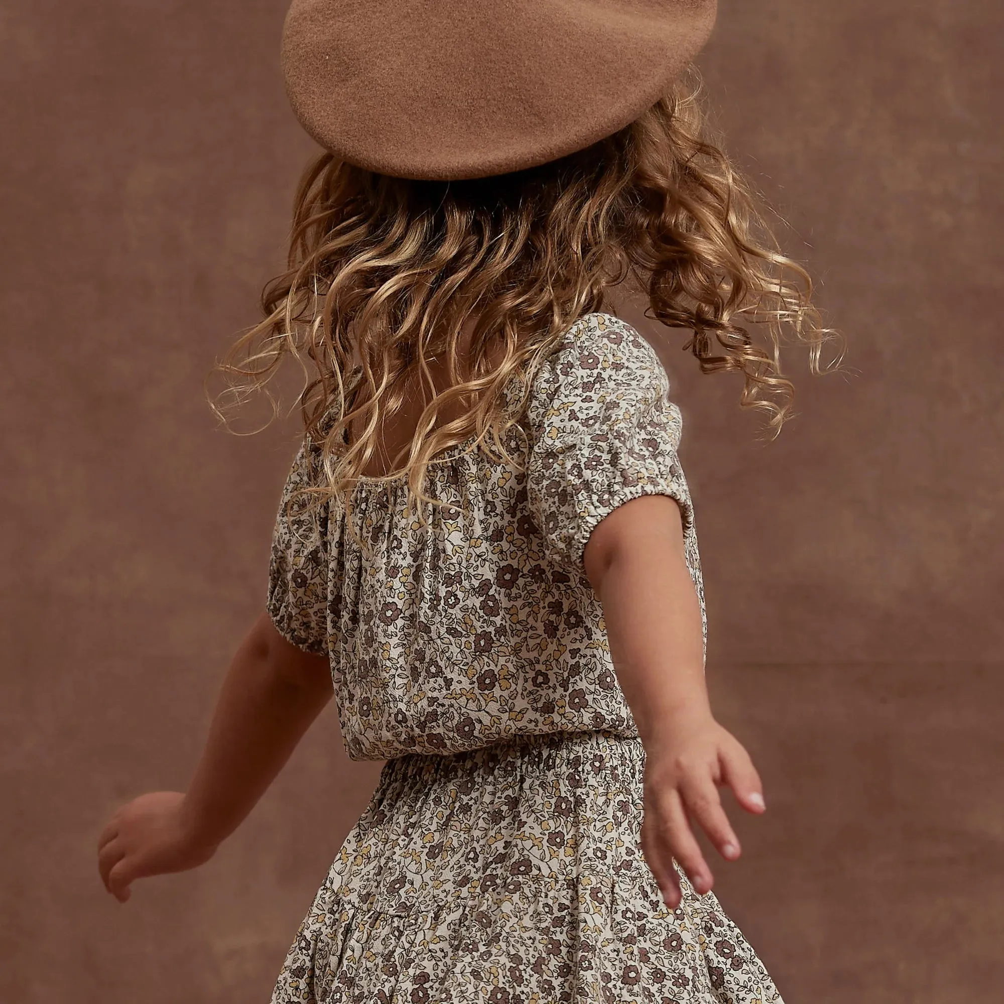 Skipper Top, Autumn Floral