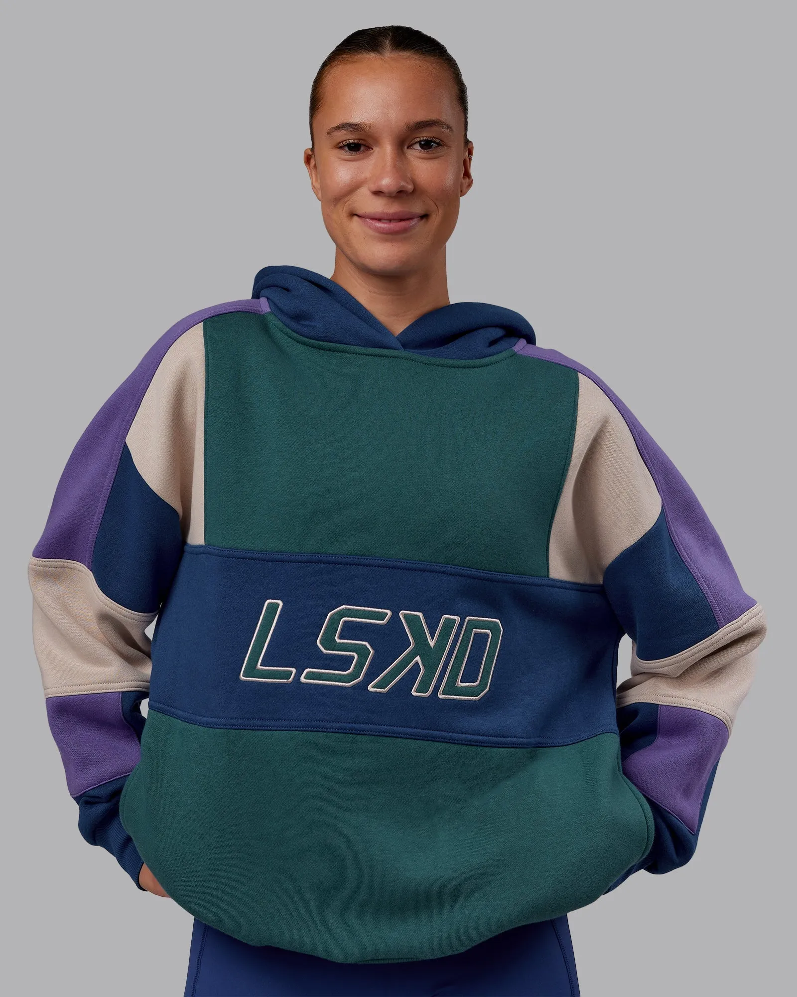 Slam Hoodie Oversized - Atlantic-Multi