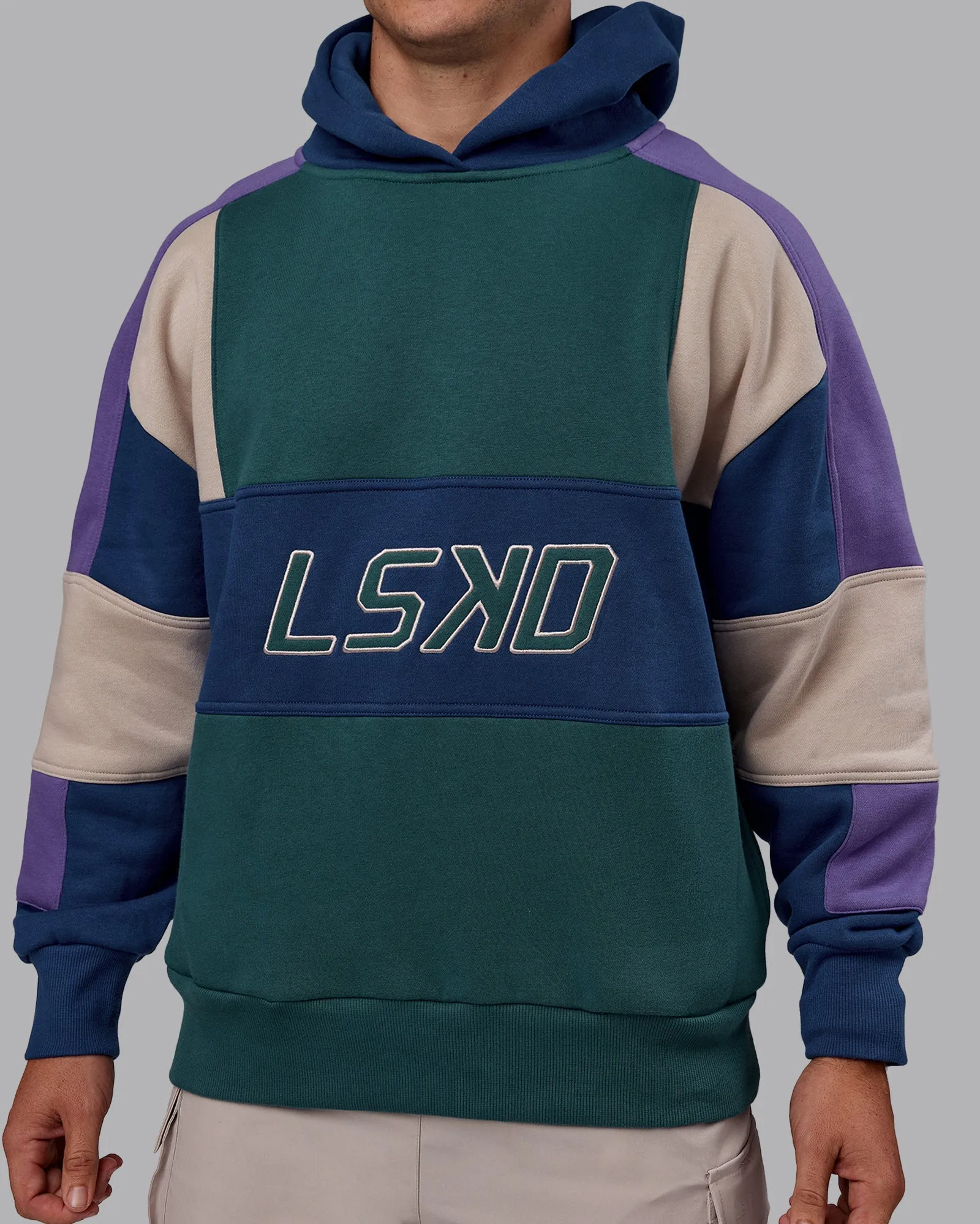 Slam Hoodie Oversized - Atlantic-Multi
