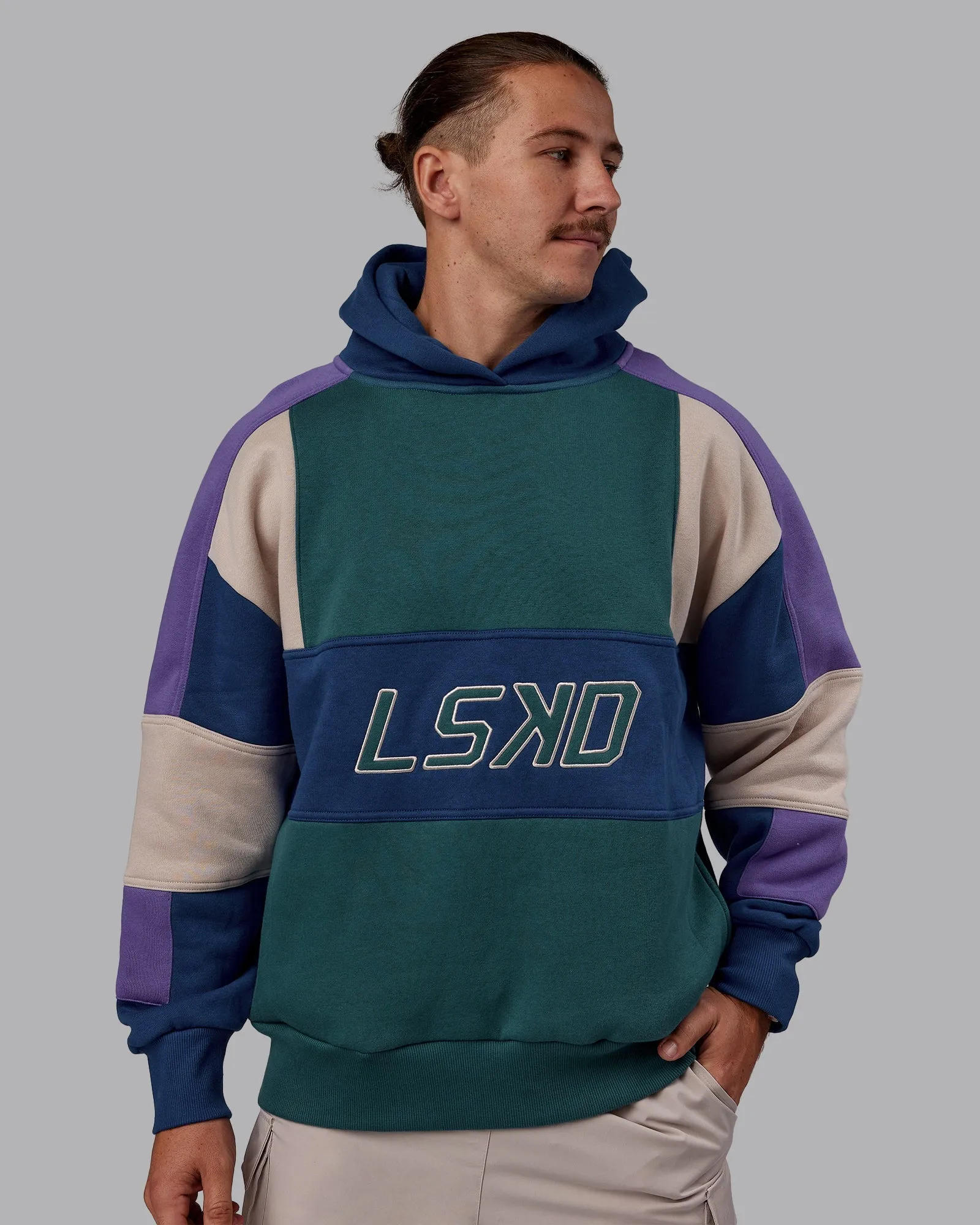 Slam Hoodie Oversized - Atlantic-Multi