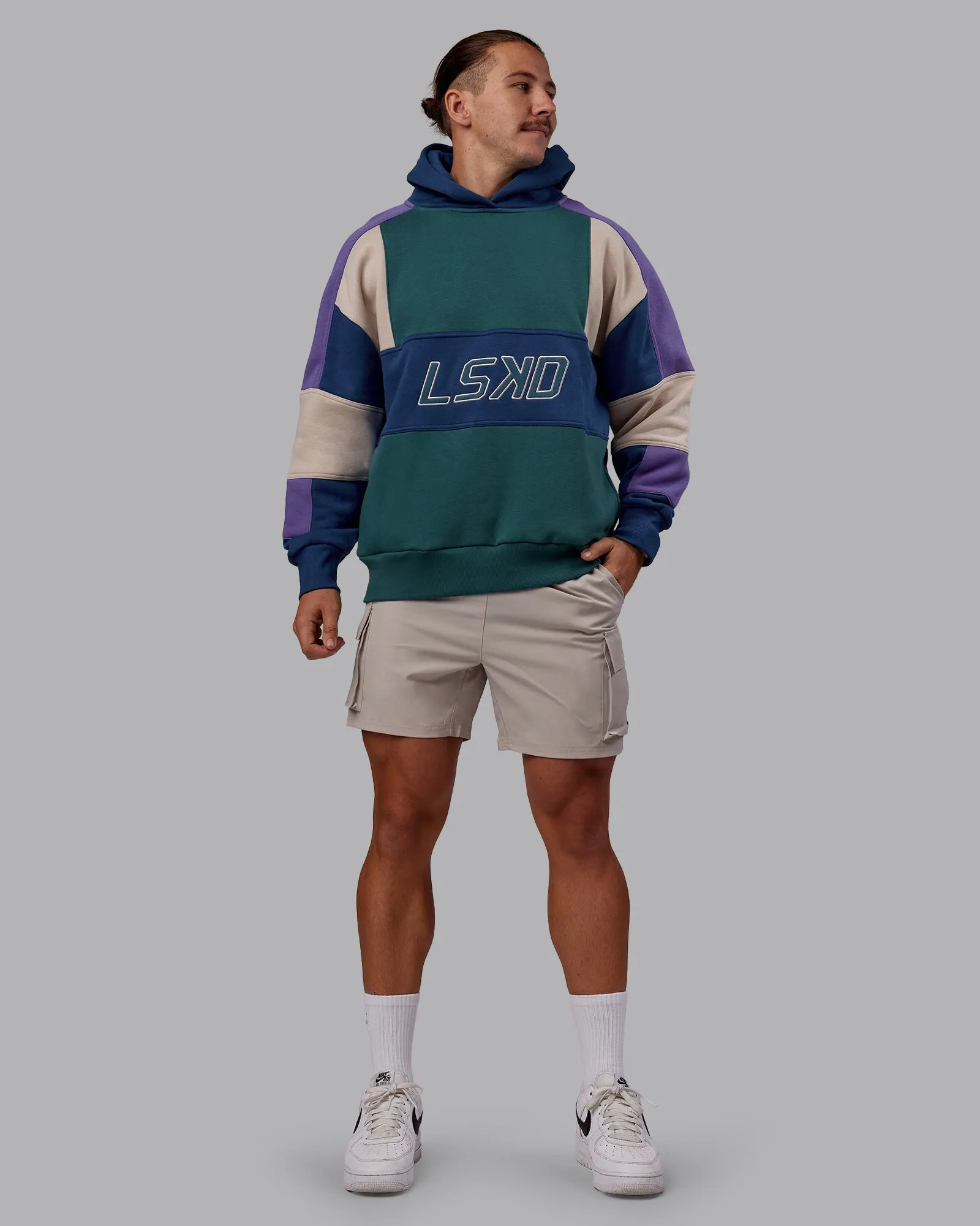 Slam Hoodie Oversized - Atlantic-Multi