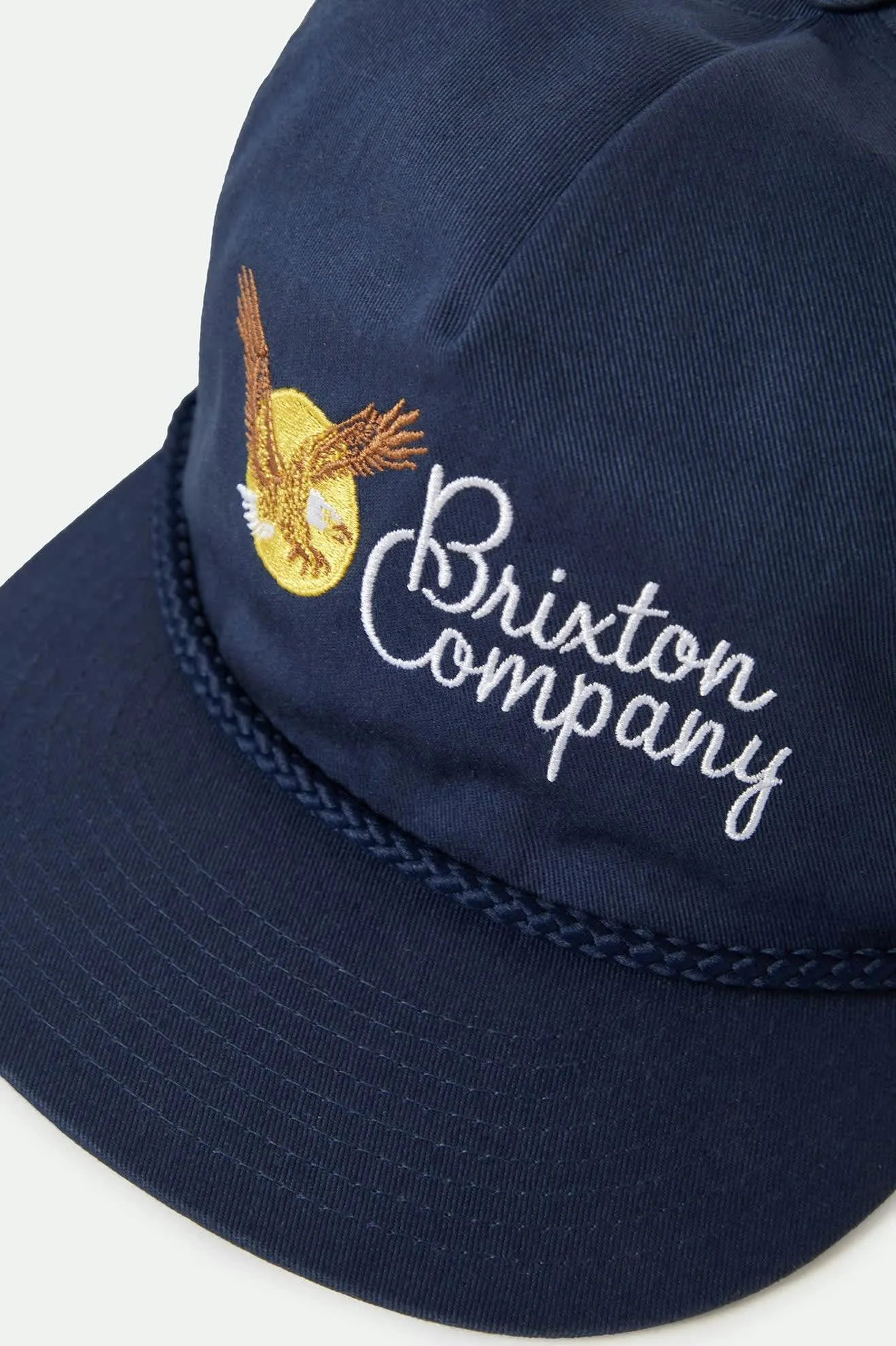 Soar Snapback - Washed Navy Brixton