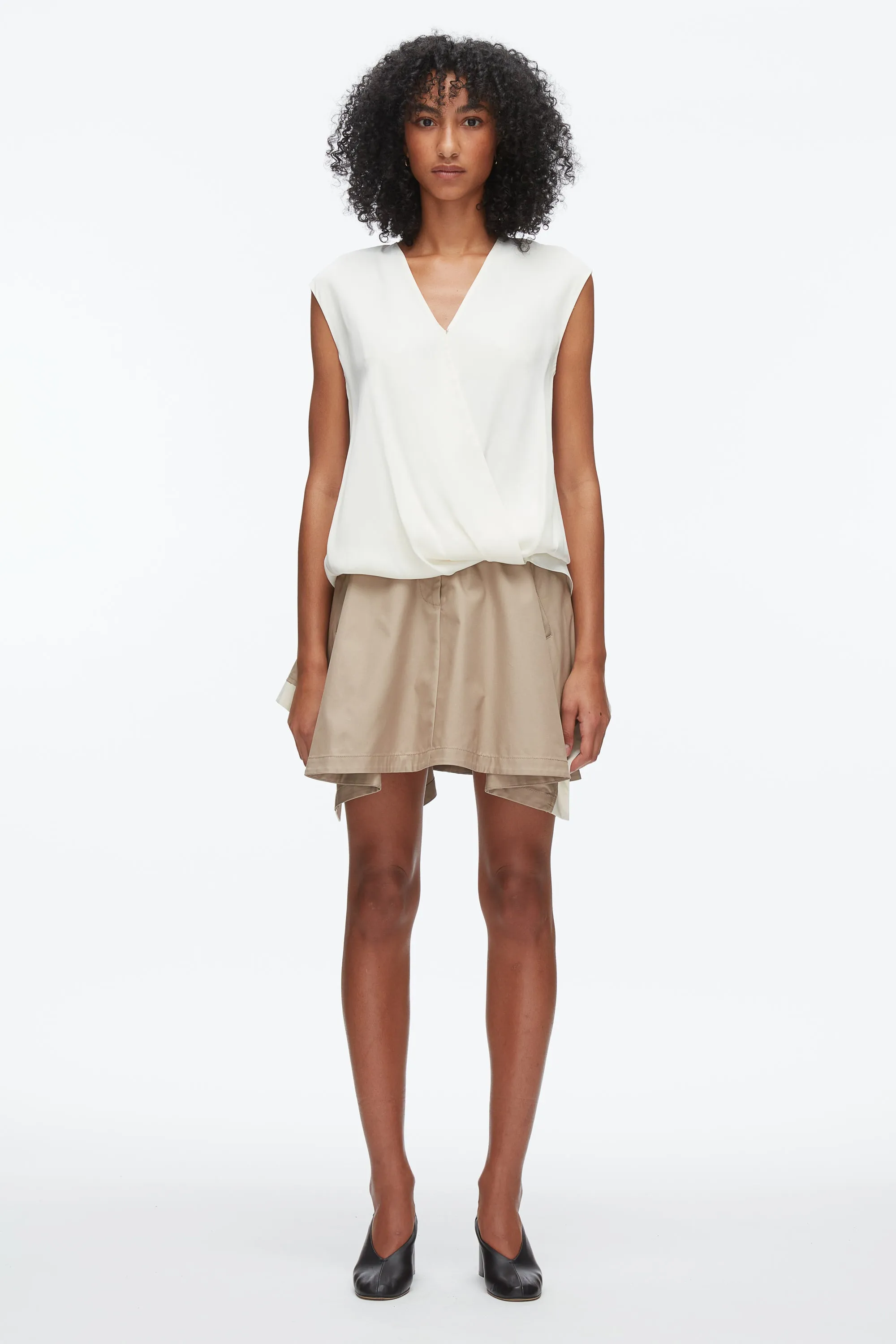 Soft Drape Sleeveless Blouse