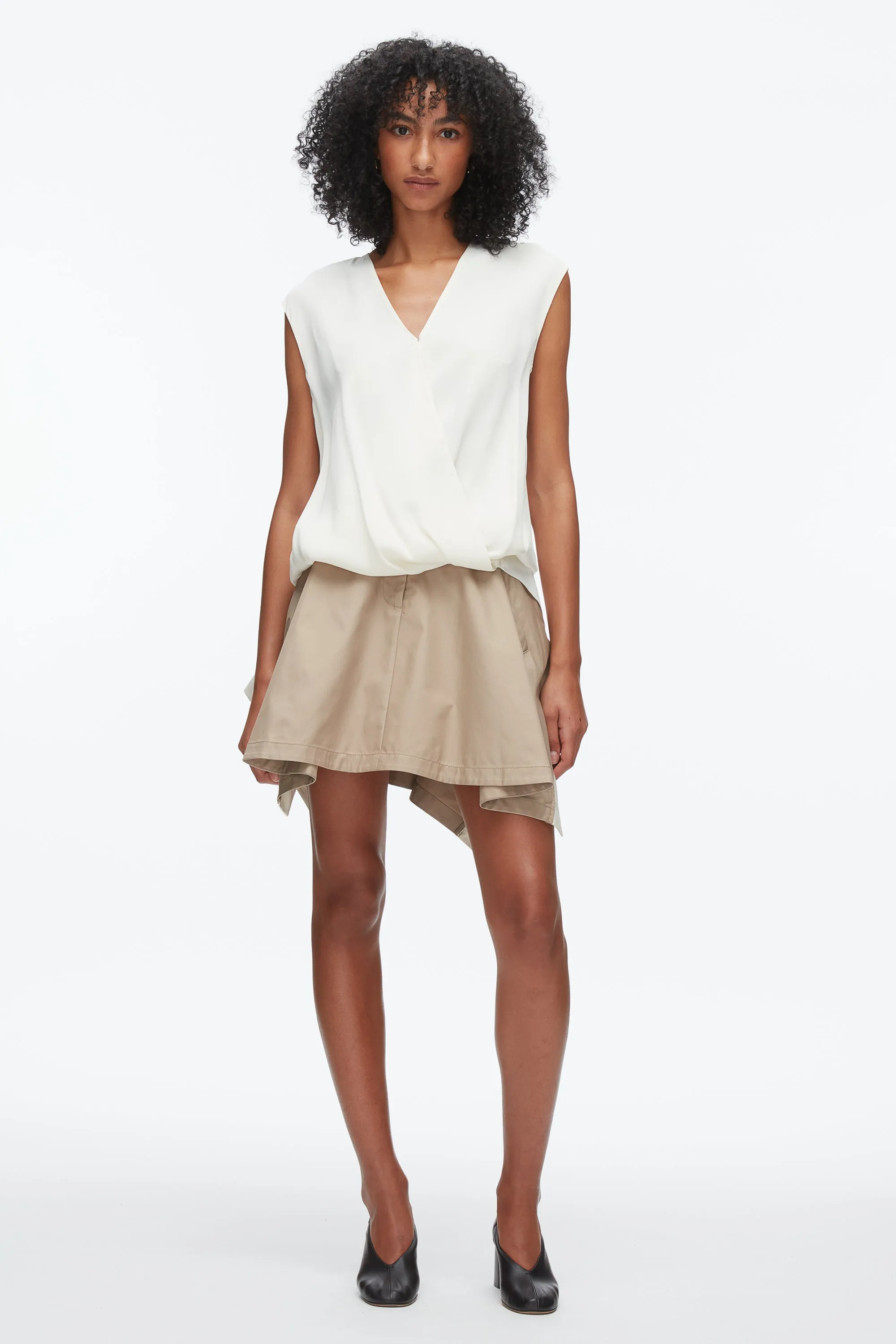 Soft Drape Sleeveless Blouse