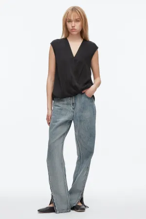 Soft Drape Sleeveless Blouse