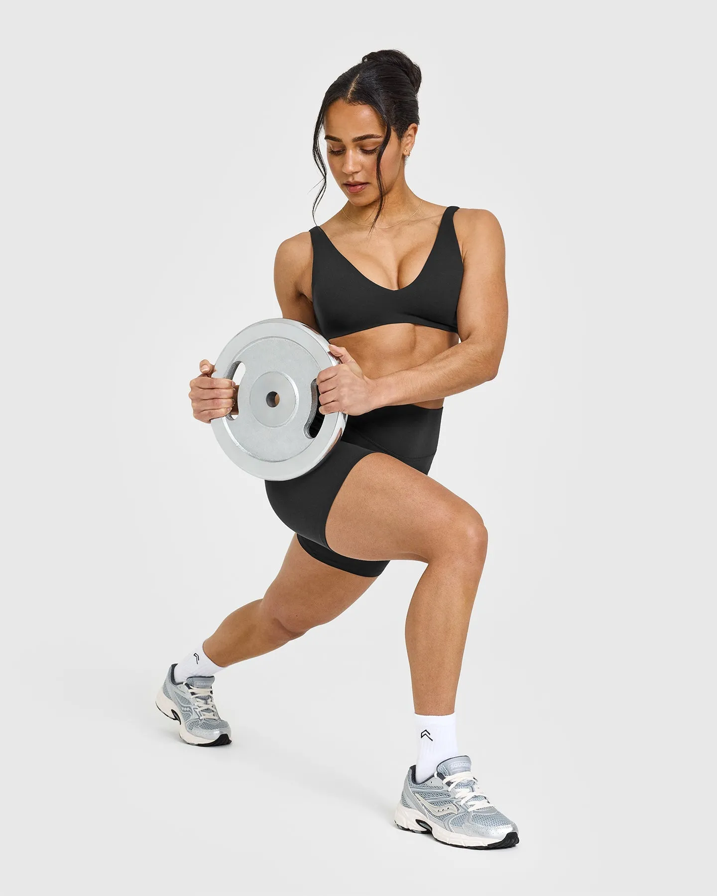 SoftMotion Scoop Back Bralette | Soft Black