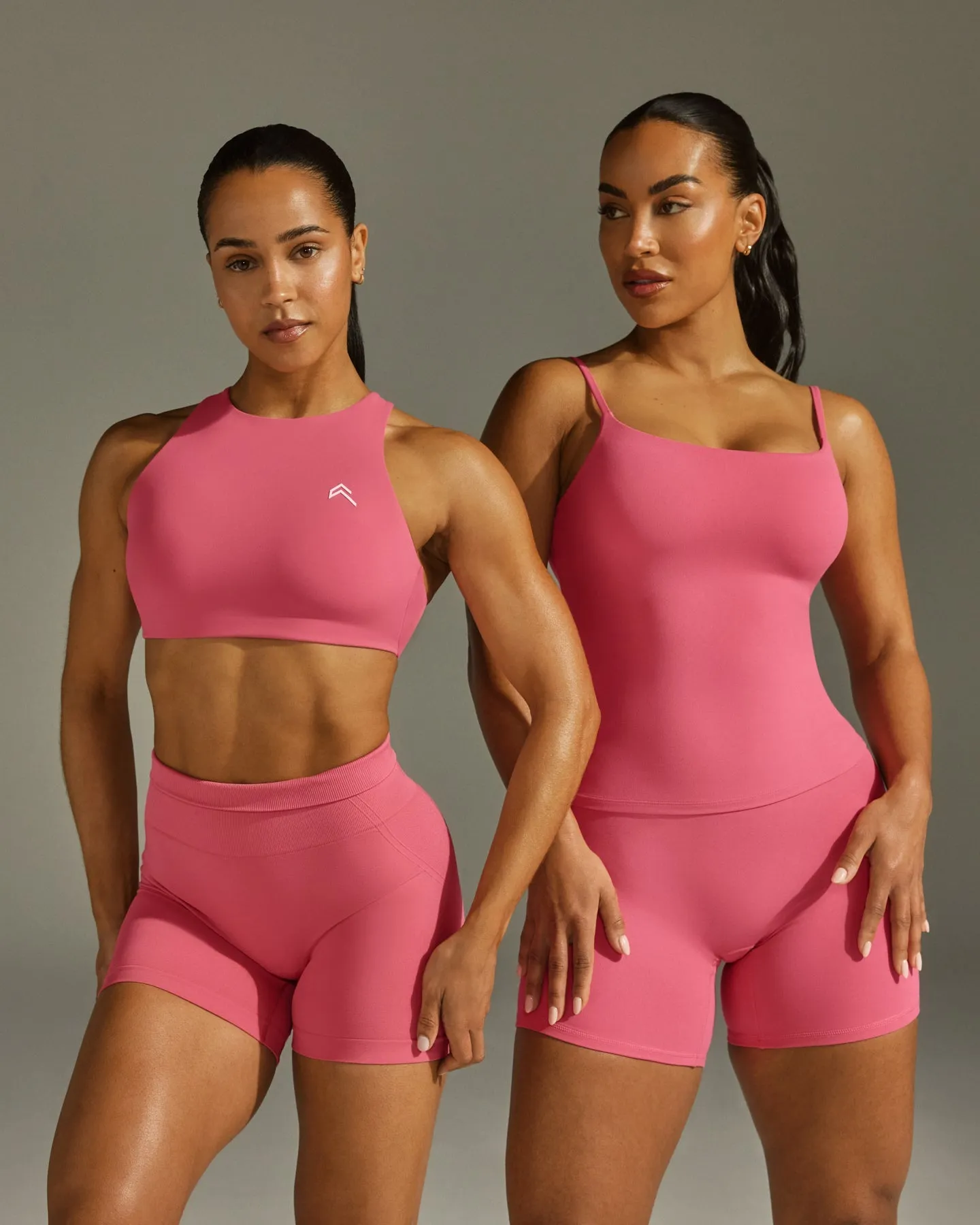 SoftMotion Strappy Vest with Built in Bra Shelf | Dark Velvet Pink