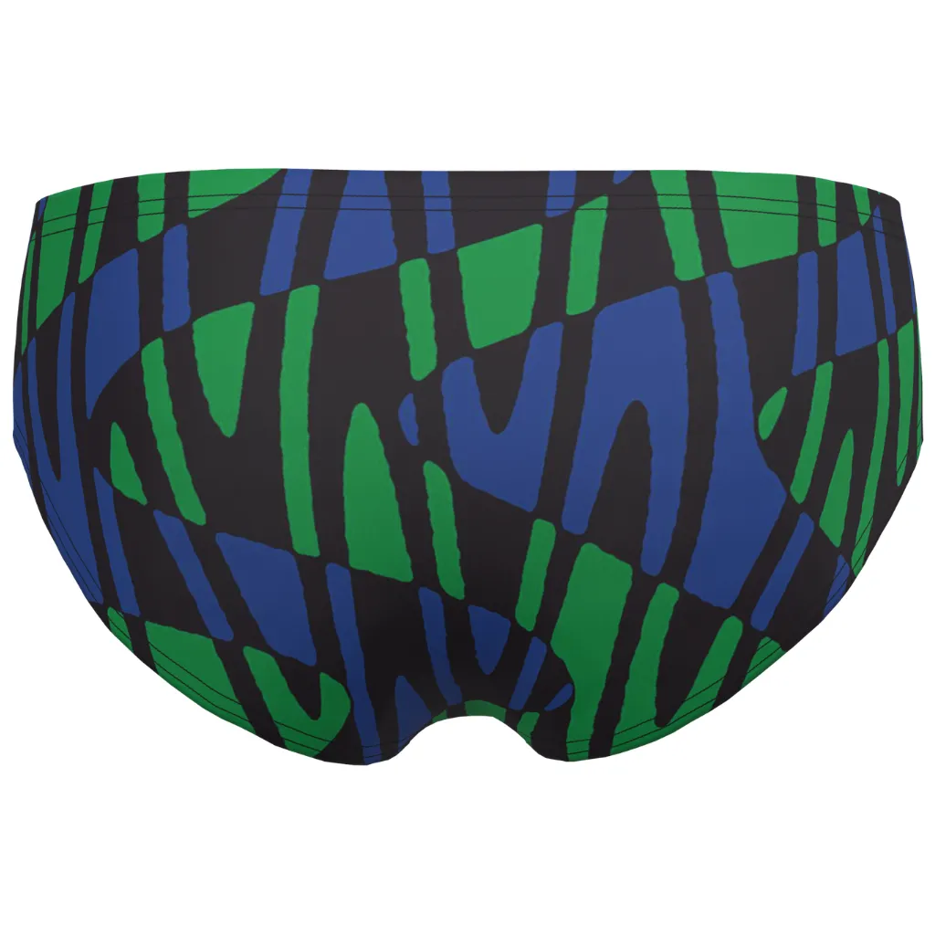 Speedo Disco Boom Brief Blue Green