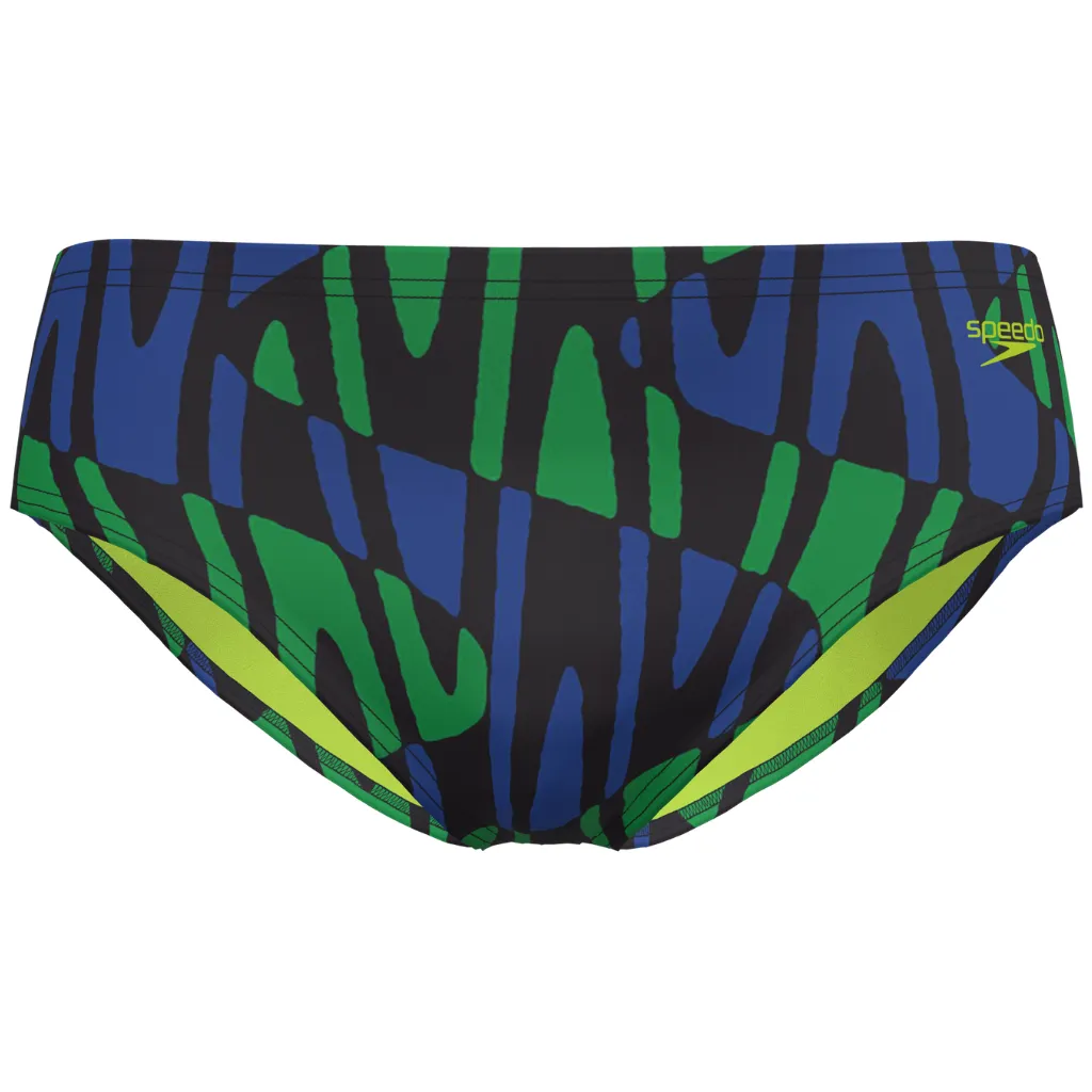 Speedo Disco Boom Brief Blue Green