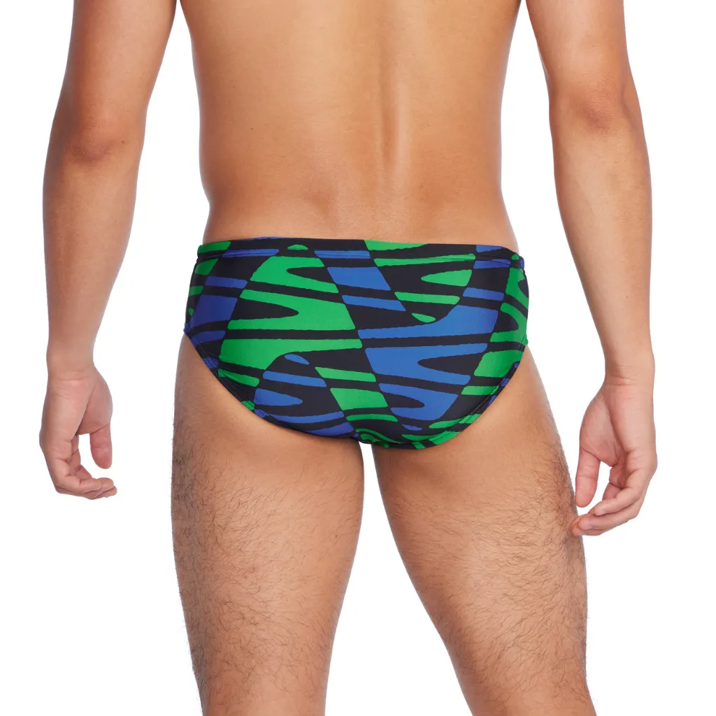 Speedo Disco Boom Brief Blue Green
