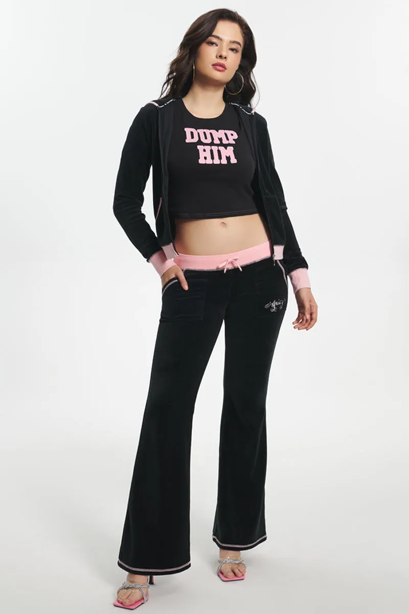 Sweetheart Cotton Velour Hoodie by Juicy Couture