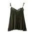 Syvan Pleated Lace Trim Cami Top