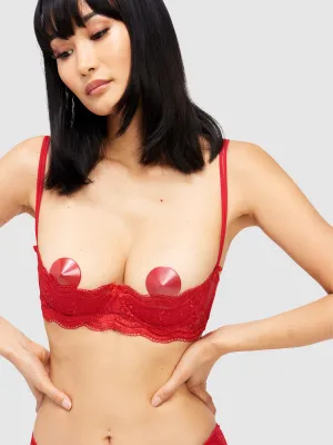 Tammie Open Cup Bra by Frederick's of Hollywood