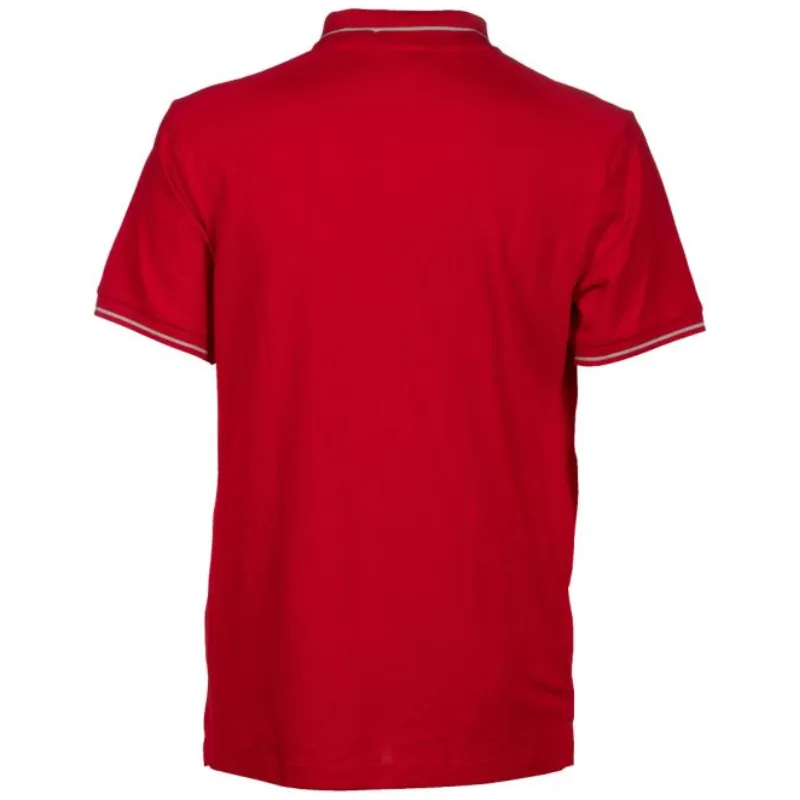 TEAM LINE COTTON SHORT SLEEVE POLO SHIRT SOLID - RED