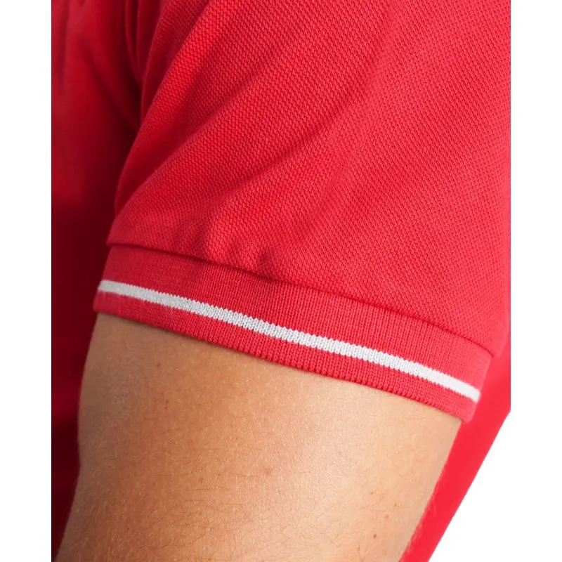 TEAM LINE COTTON SHORT SLEEVE POLO SHIRT SOLID - RED