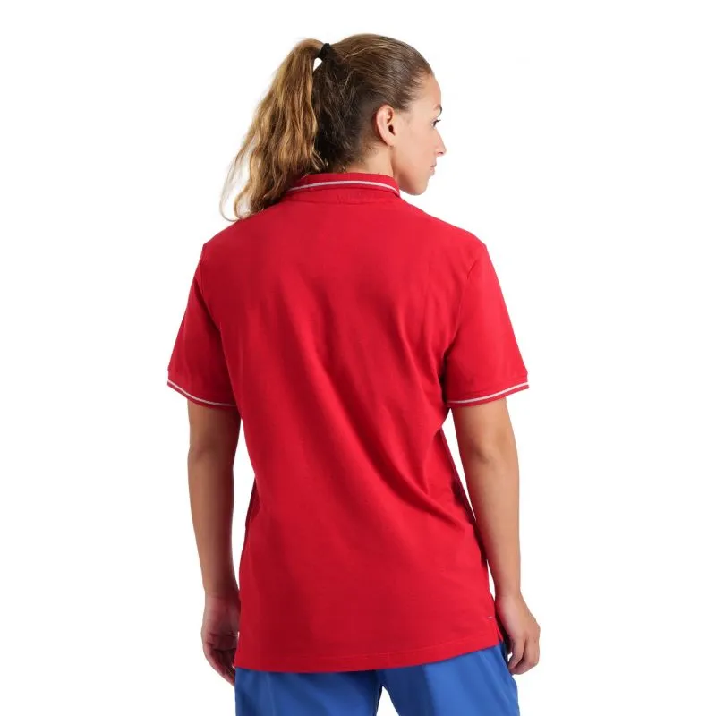 TEAM LINE COTTON SHORT SLEEVE POLO SHIRT SOLID - RED