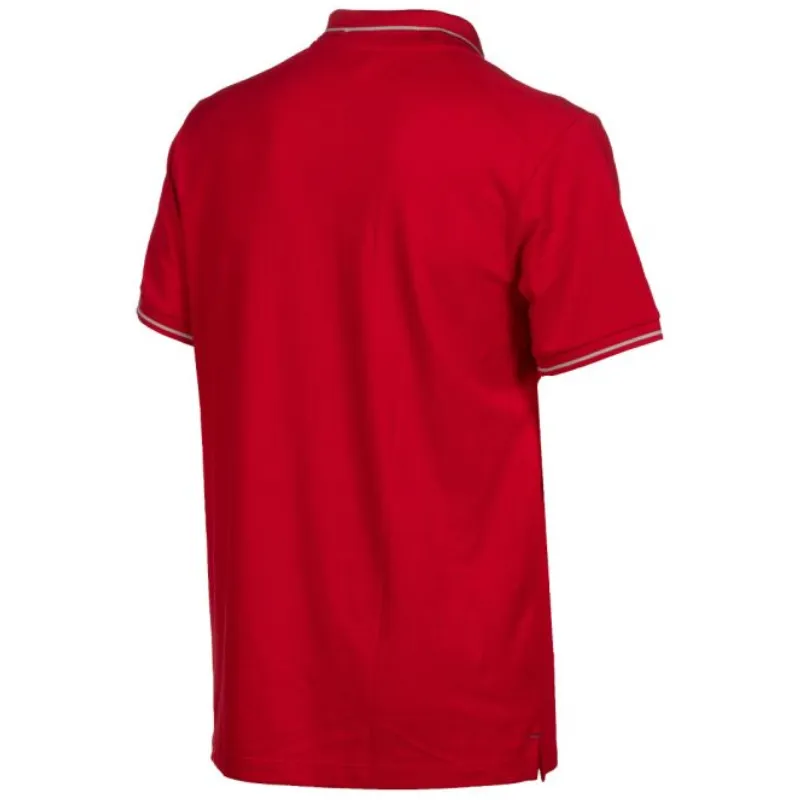 TEAM LINE COTTON SHORT SLEEVE POLO SHIRT SOLID - RED