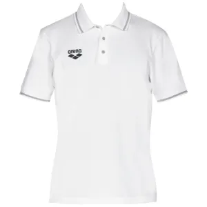 TEAM LINE SHORT SLEEVE POLO SHIRT - WHITE