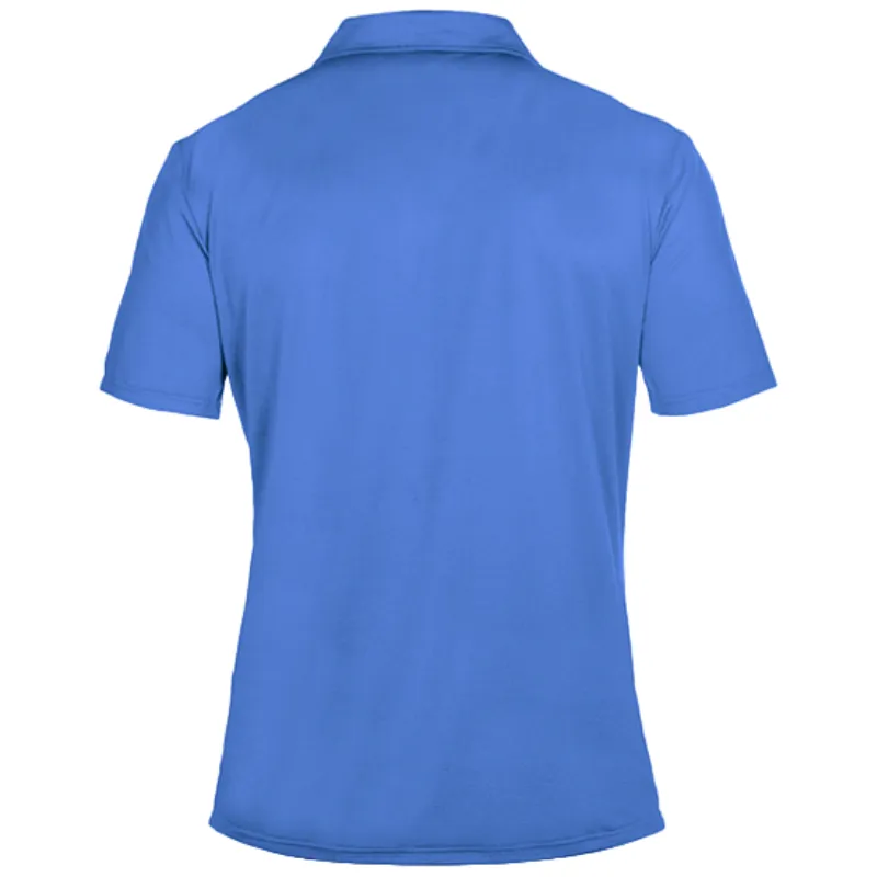 TEAM LINE TECH SHORT SLEEVE POLO SHIRT - ROYAL