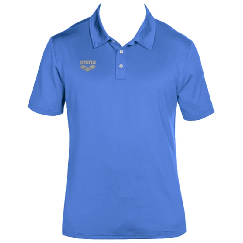 TEAM LINE TECH SHORT SLEEVE POLO SHIRT - ROYAL