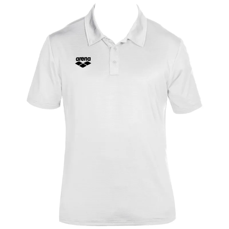 TEAM LINE TECH SHORT SLEEVE POLO SHIRT - WHITE
