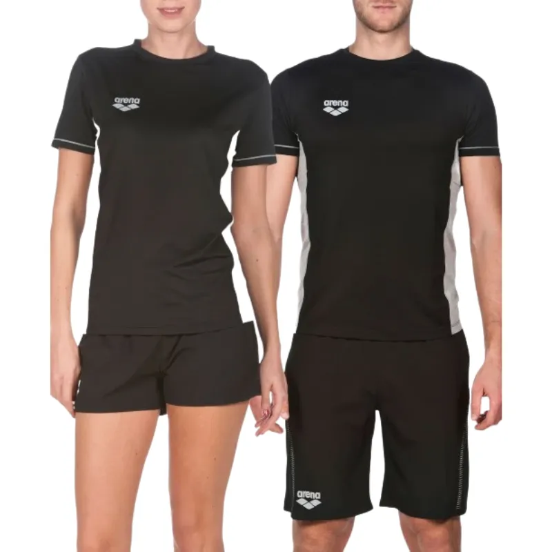 TEAM LINE TECH SHORT SLEEVE TEE - BLACK