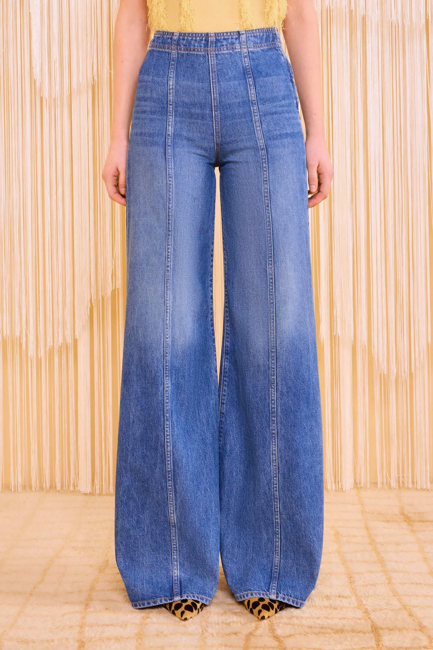 The Bianca Wide Leg Jean - Danube Ulla Johnson