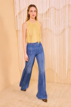 The Bianca Wide Leg Jean - Danube Ulla Johnson