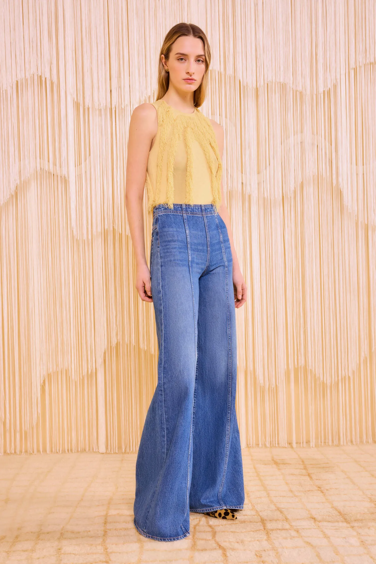 The Bianca Wide Leg Jean - Danube Ulla Johnson