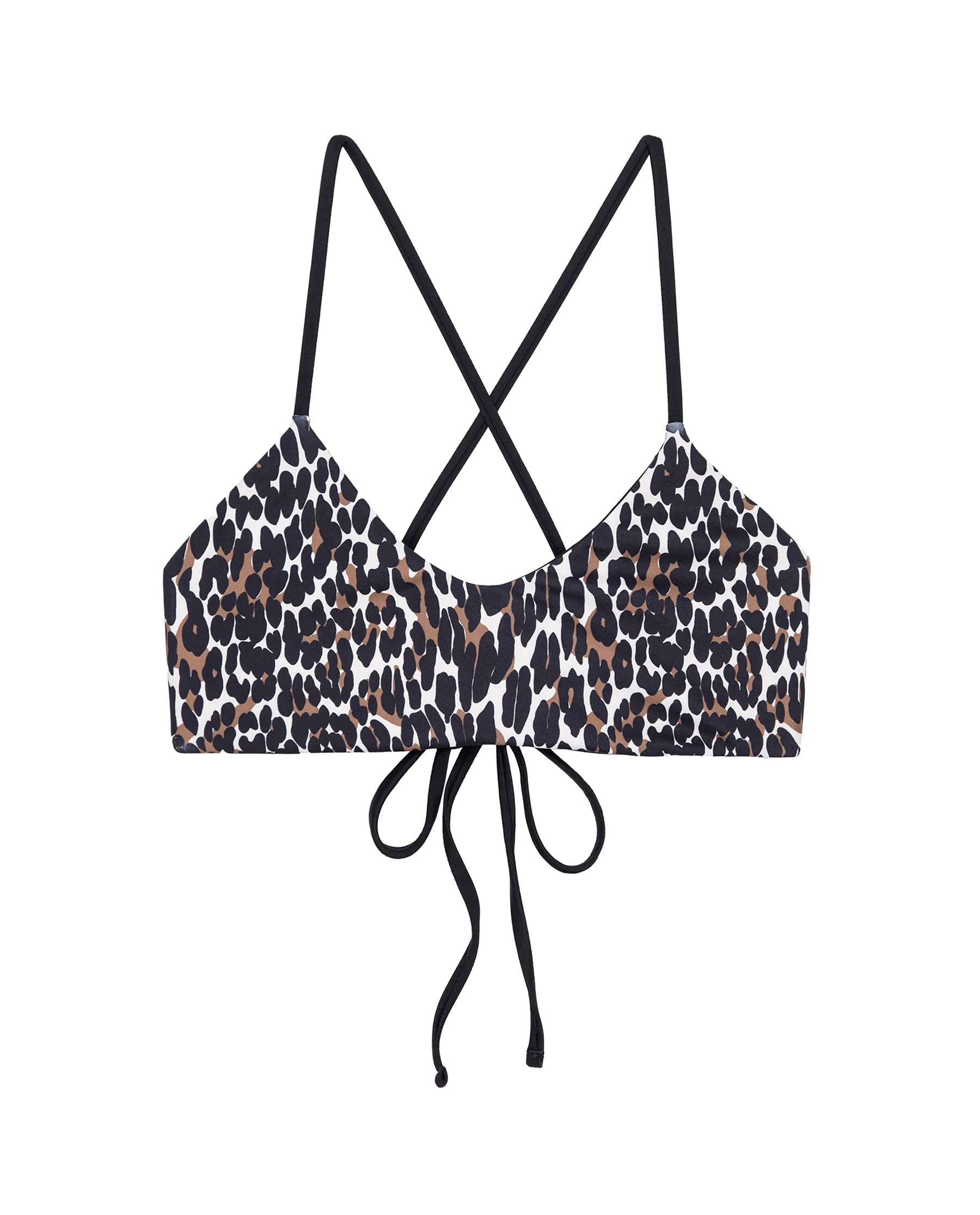 The Reversible Bralette. -- Leopard and Black The Great