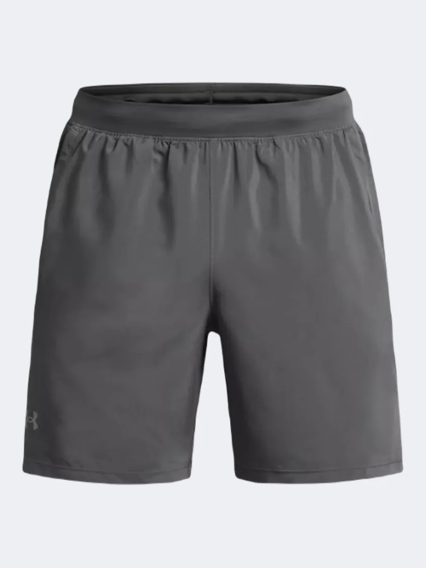 Under Armour Launch Men Running Short Castlerock/White
