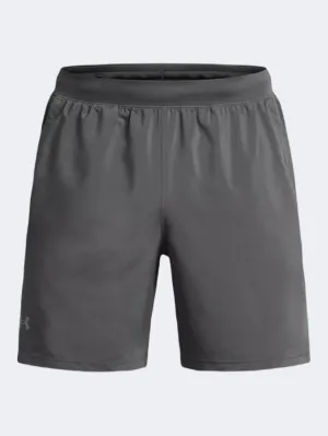 Under Armour Launch Men Running Short Castlerock/White