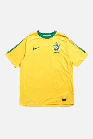 Vintage Brazil Soccer Jersey - L Frankie