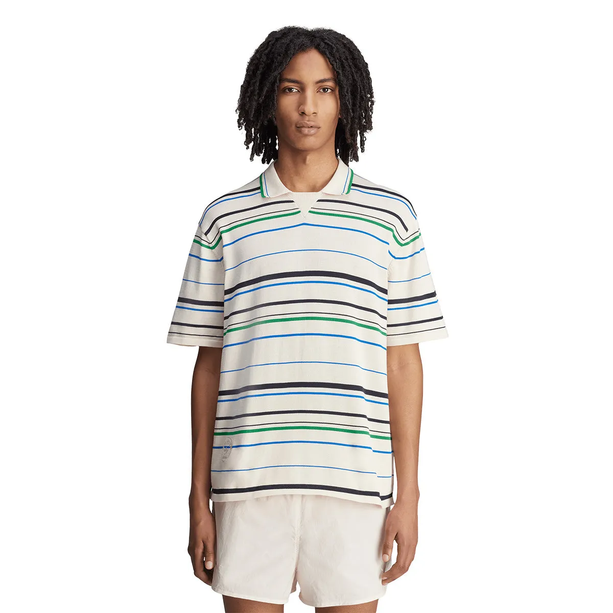  Wales Bonner Knit Polo 'Wonder White'