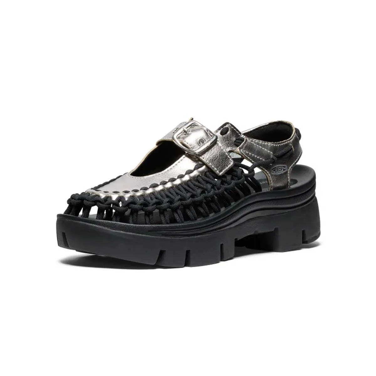 Wmns Platform Uneek Mary Jane 'Silver Black'