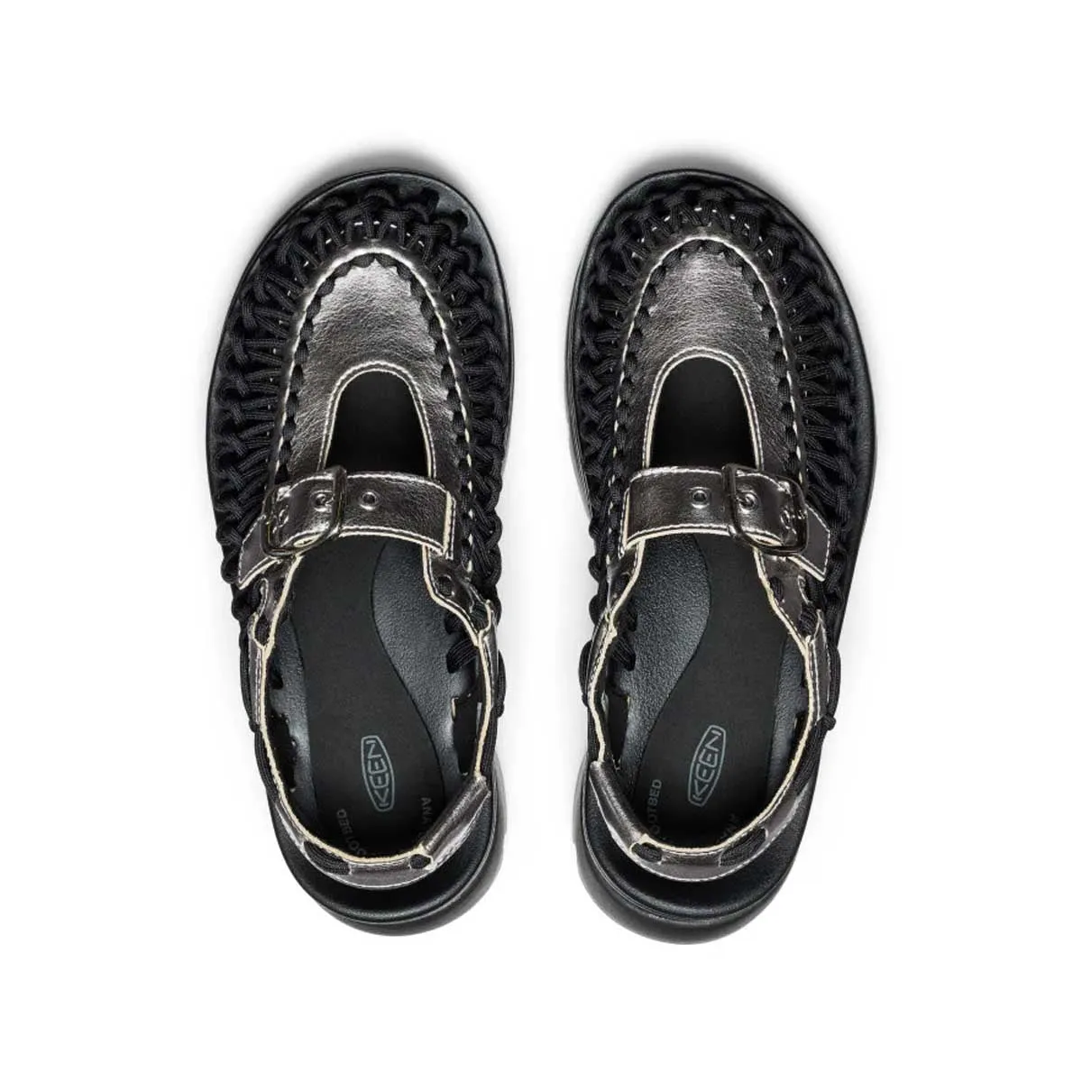 Wmns Platform Uneek Mary Jane 'Silver Black'